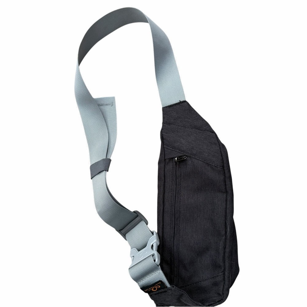 Waterfly Black Belt Bag for Men - Picture 3 of 6